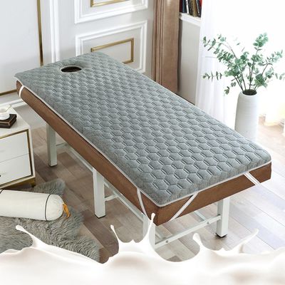 6 cm Memory Foam Mattress Topper with Breathing Hole, Square Head, Non-Slip, Gray, 80 x 190 cm