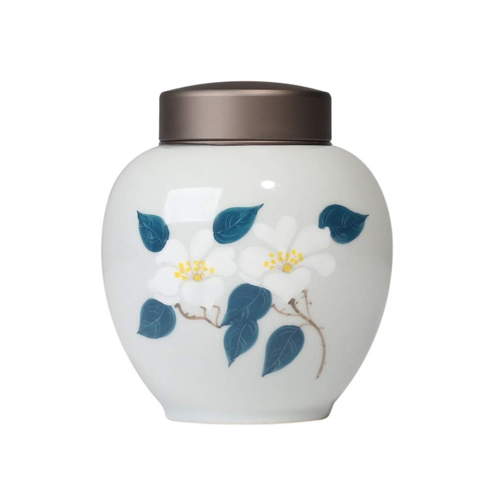 Ceramic Cremation Urn for Ashes, Mini Bone Skeleton Memorial Urn