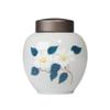 Ceramic Cremation Urn for Ashes, Mini Bone Skeleton Memorial Urn view 1