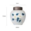 Ceramic Cremation Urn for Ashes, Mini Bone Skeleton Memorial Urn view 4
