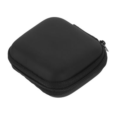 Gadpiparty Black EVA Carrying Case for Earbuds, Dust-Protective Travel Case for Electronics and Cables