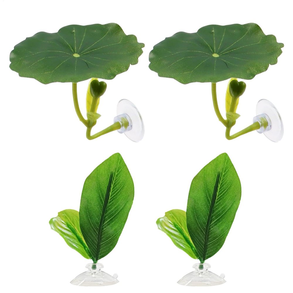 Fish Leaf Pad with Adjustable Suction Cup Hammock