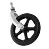 ERINGOGO Wheelchair Front Wheel with Metal Fork and Ball Bearing, Puncture-Proof Solid Rubber, for Wheelchairs and Garden Carts view 1