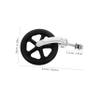 ERINGOGO Wheelchair Front Wheel with Metal Fork and Ball Bearing, Puncture-Proof Solid Rubber, for Wheelchairs and Garden Carts view 2