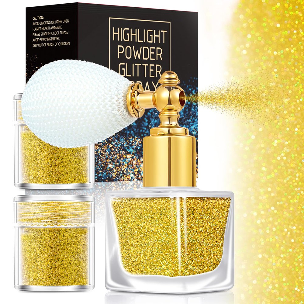 Glitter Spray for Face, Body & Hair | 03 Laser Gold