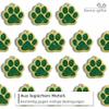 Ibera Gifts - Engraved Dog Tag in Paw Shape, Perfect for Small to Medium Pets (Gold/Pink) view 4