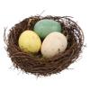 Artificial Bird Nest, 1 Pc., Wood and Foam, for Home view 1
