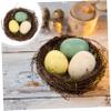 Artificial Bird Nest, 1 Pc., Wood and Foam, for Home view 4