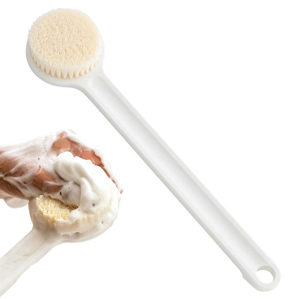 Long-Handled Shower and Bath Body Brush