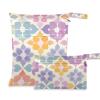 siphylline Zippered Diaper Wet Bags, 2-Pack, Moroccan Pattern view 1