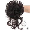 Elastic Hair Bun Hairpiece, Messy Lazy Bun, Dark Brown view 2