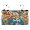 FRODOTGV Bedside Caddy, Happy Easter Rabbit, Carrot, Floral Daisy and Egg Design view 3