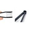 Nimomo Portable Eyeglass Cleaning Brush Clip, Soft Sunglass Cleaning Tool for Outdoor Use (Black) view 2