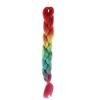 Beaupretty 24-Inch Pre-Stretched Sparkly Rainbow Braiding Hair Extension view 1