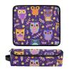 Cartoon Owl Styling Tool Bag with Heat-Resistant Mat view 2