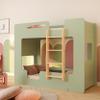smartwood Mimi B Bunk Bed 90 x 190 cm with Guardrails, Green view 1