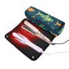 Seamless Colorful Shark Hair Styling Tool Bag with Heat-Resistant Mat view 3