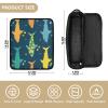 Seamless Colorful Shark Hair Styling Tool Bag with Heat-Resistant Mat view 4