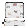 Cartoon Bear Hair Tool Bag with Heat-Resistant Mat view 2