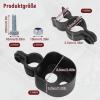 Wheelchair Cane Holder, Crutch Holder for Rollator and Wheelchair, Black view 2