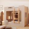 smartwood Bunk Bed 80 x 160 cm with Guardrails, Wood, Cashmere, Mimi B view 1