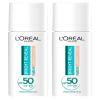 L'Oréal Paris Bright Reveal UV Face Fluid, SPF 50, Niacinamide, Light Tint, 2 x 50 mL view 1