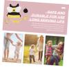ERINGOGO Anti-Lost Toddler Backpack with Leash and Wristband, Bee Design view 2