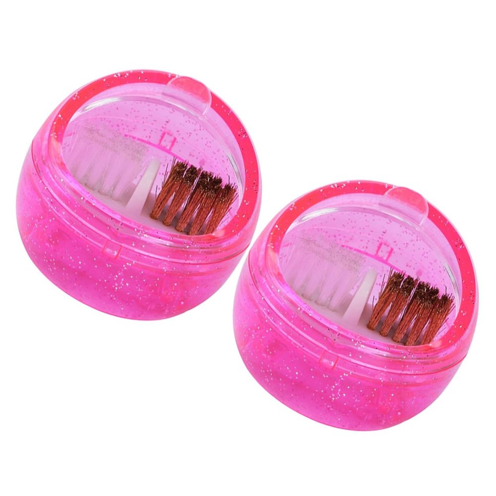Nail Drill Cleaning Boxes, Plastic and Metal, 2-Piece Set