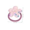 BUGUUYO 10-Piece Dog Hair Ties with Flower Decor view 2