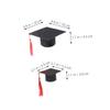 BUGUUYO Pet Photo Props - 2-Pack Graduation Caps view 2