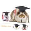 BUGUUYO Pet Photo Props - 2-Pack Graduation Caps view 3