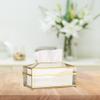 Rectangular Transparent Glass Tissue Box Holder, Type 2 view 2