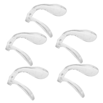 FRCOLOR Soft Silicone Replacement Nose Pads for Kids' Glasses, Non-Slip, 5-Pack