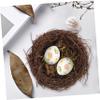Supvox 4-Piece Rattan Bird Nest Set view 3