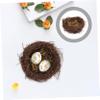 Supvox 4-Piece Rattan Bird Nest Set view 4