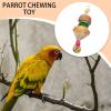 Gnrique Parrot Chew Toy, Hangable Bite Supplies for Parakeets, Cockatiels, Lovebirds & Finches, Interactive Cage Accessory for Healthy Beak Maintenance, 5.91 x 1.57 in view 3