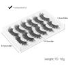 Reusable Cat-Eye False Eyelashes, Natural-Looking Faux Mink, 7 Pairs, B5510 [FGJSTB5509] view 4
