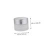 LIFKOME 10-Piece Glass Cosmetic Cream Jars view 2