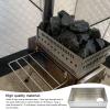 Sauna Stone Holder and Outdoor Stone Heating Basket view 4