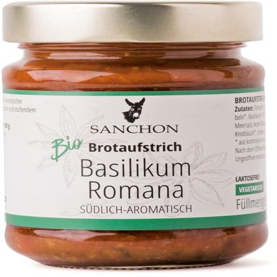 Basilikum Romana Spread, Sanchon, 12 x 190 g