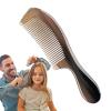 Buffalo Horn Comb, Ox Horn Comb | Natural Anti-Static Wide-Tooth Hair Comb view 1