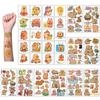 30 Cartoon Capybara Temporary Tattoo Stickers for Kids view 1