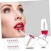 VICASKY 24 Refillable Plastic Lip Gloss Containers, Wine Glass Shape, Leakproof view 3