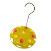 FewNvWa Outdoor Bird Waterer with Feeding Station, Yellow view 1