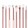 HZWMQDLF Double-Ended Acne Needle and Comedone Extractor Kit, Stainless Steel, 5-Piece, Style C view 3