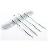 HZWMQDLF Acne Needles, 4-Piece Stainless Steel Pimple and Blackhead Remover Set view 1