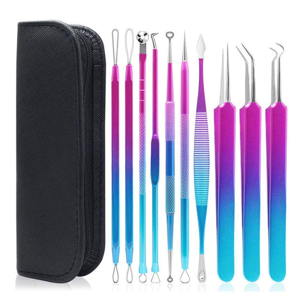 HZWMQDLF 10-Piece Acne Needle Tool Kit, Blackhead Remover, Israel