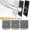 Surwin Super Absorbent Dog Feeding Mat, Quick-Drying, Non-Slip Bowl Mat, Gray Kitten, 9.20 x 30 cm view 3