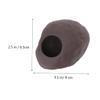 BESPORTBLE Aquarium Decoration Clay Pot for Shrimp and Small Fish, Brown, with Hiding Space view 2