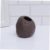 BESPORTBLE Aquarium Decoration Clay Pot for Shrimp and Small Fish, Brown, with Hiding Space view 4